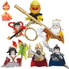 Moc Chinese Movie Journey to the West Figures Monkey King Golden-Hooped Rod Model Kids Blocks Toys Gifts for Boys Girls Juguetes