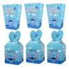 Processori 6/24 pezzi Lilo a tema scatole di caramelle per ragazze decorazioni per feste di compleanno baby shower kids favorite regali box popcorn forniture