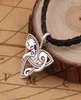 Dropshiping Viking Jewelry Triquetra Fenrir Animal Teen Wolf Halsband Irish Celtics Knothänge Amulet Halsband13310271