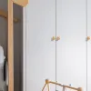 Kkfing Natural Wooden Animal Shape Cabinete e manipula a gaveta de porta de guarda
