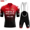 Bisiklet forması setleri huub raudax takımı yaz bisiklet sweatshirt seti erkek kısa seviye gömlek mtb forma bisiklet giyim bisiklet maillot Ciclismo l48