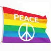 90x150cm Homoseksueel Philadelphia Philly LGBT Gay Pride Rainbow Flag Home Decor Gay Friendly LGBT Flag Banners CPA4205