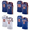 Jalen Brunson #11 Koszulki do koszykówki Julius Randle #30 Blue 2023/24 Outdoors City Jerseys Men Youth Women S-xxl