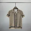 Männer Casual Shirts Herren Designer-Shirts Drucken Bowling Muster Buchstaben Druck kurzärmeliges Hemd Mode 2024 Sommer Hawaii Beach Styles Größe M-3xl