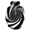 Designer Men's Hoodies Sweatshirts Hot Digital Printed Mens Hoodie 3d Nake Eye Series Loose Hooded Jacket med långa ärmar