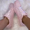 Chaussures de fitness illuminant les baskets paillettes pour femmes en plein air