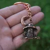 Keychains Wicca Nature Keychain - Moon Mountain & Mushroom Magic Charm