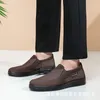 Casual Shoes Cloth Man Platforma Non-Slip Spring Autumn Oddychająca miękkie mokasyna lekkie