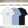 2024Designer Mens T Shirts Triangle Graphic Amirir Luxury Summer Tops Designs Classic Overdimased T Shirt Quick Dry Women Trendy Cotton Fashion Pullover Tees