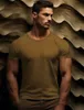 2024 Men's Short sleeved Summer Fitness T-shirt Contrast Color T-shirt Designer T-shirt Men's Luxury Brand Short sleeved Street Dance Top Shorts Casual Wear DDTX182