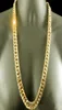 24K Real YELLOW GOLD FINISH SOLID HEAVY 11MM XL MIAMI CUBAN CURN LINK NECKLACE CHAIN Packaged Unconditional Lif9130602