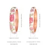 Bangle dames sieraden klassieke bloemen cloisonne armband stelt prachtige armbanden moeder en dochter met sieraden chic stijl accessoires 240411