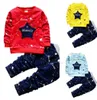 2pcs детская спортивная костюма Baby Boy одежда футболка Tops Long Hats.