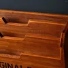 Bouteilles de rangement Organisateur de bureau en bois à 3 niveaux Organisation de boîte multifonctionnelle et