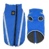 Hondenkleding warme jas jas reflecterend winter fluweel koud weer warm weer kleding waterdichte windpoof sport doggy sneeuwpak