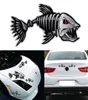 2PCSPAIR 4020cm Carstyling Car Sticker Skeleton Fish Bones Vinyl Decal Stickers Kayak Fishing Boat Carグラフィック面白いステッカー