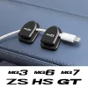 4PCS Mini Car Hooks Fixing Clips Phone Data Line Organizer Auto Interior Accessories For MG ZS HS GT HECTOR MG3 MG5 MG6 MG7