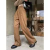 Women's Leggings C23 Autumn/winter Fashion Metal Triumph Chain Decoration Temperament Versatile Straight Leg Casual Pants