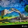 Pre-Sale Lesu 1/14 SK500L RC Hydraulische graafmetaal metaal Radiocontrole Ongevoelde Diggers Model kits met lichte ESC Motor Servo