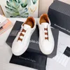 Buty męskie są popularne w Internecie High-end Mens Buty Zegna Oryginalne skórzane buty na desce Low Cut Małe białe buty Elastyczne i jedna stopa leniwe buty dla mężczyzn