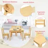 Montessori Children's Table with Chair Set,kids Activity Table,Wooden Chairs,kids Table and Chair Set, Furniture,Gaming Chair