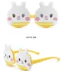 Новые милые мультипликационные солнцезащитные очки для кролика мальчики девочки мультфильм солнце