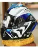 Motorcycle Helmets SHOEI X14 Helmet XFourteen R1 60th Anniversary Edition White Blue Full Face Racing Casco De Motocicle6687991