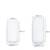 Wine Glasses Nordic Creative Glass Cup Cold Drink Coke Can Milk Juice Transparent Drinking Minimalist Mugs Coffee Cups