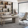Skriv datorkontor Desks Design italiensk hushållsskifferkontor skrivbord lyx enkelhet byrå meuble arbetsutrustning qf50od