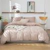 Slaapkamer beddengoed Tassel dekbedoverdeksel 2-3 stukset, zacht gewassen microfiber dekbed set, met ritssluiting, hoekband