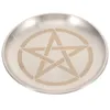 Kaarsenhouders sieraden pentagram decoratieve plaat ijzer huishouden kandelaarde lade