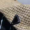 Sac de plage de créateur Mesh paille tissée sac fourre-tout de luxe triangle sacs de main de créateur sacs de fourre