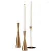 Titulares de vela Gold Wedding Centerpieces para mesas Decorações de Natal Decorações de Natal Candélabros Decoração