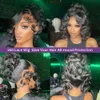 360 Koronkowa peruka ludzka peruki włosy Brazylijska Remy 30 36 cali fala wodna 13x4/13x6 Przezroczyste koronkowe peruki czołowe dla kobiet