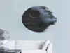 Zooyoo War Death Star Art Wall Sticker Woonkamer Slaapkamer 3d Home Decor Sticker Afneembare muurstickers voor kinderkamers2976894