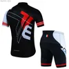 Cycling Jersey Sets New Pro Team Cycling Jersey Set Summer Cycling Clothing MTB Bike Clothes Uniform Maillot Ropa Ciclismo Man Cycling Bicyc Suit L48