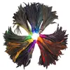 100 st/Lot Rooster Feathers for Crafts 25-35cm/10-12 tum kycklingfjäderfjäder karneval bröllop dekorativa plommor