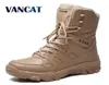 Bottes pour hommes tactiques Force spéciale en cuir étanche du désert combat de la cheville botte armée de travail des hommes plus taille 39-47 2010194684809