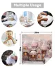 4/6/8pc Weihnachten Schneeman Schnee Szene Pink House Tisch Servietten Stoff Restaurant Tisch Servietten Hochzeit Bankett Dekor Tuch Servietten Servietten