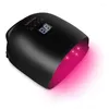 Séchoirs à ongles lampe rechargeable 86W Gel sans fil sécheur polonais manucure de lumière rouge avec poignée LED UV sans fil