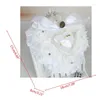 装飾的な花q6peリングボックス枕クッションベアラー結婚式の供給ギフト用