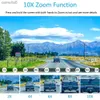 IPカメラ10x PTZ Zoom 4K 8MP Wifi E27 Bulb Safety Baby Monitorワイヤレス自動人間追跡デュアルレンズライト監視Camerac240412