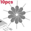 10 / 1pcs Universal Eject Sim Card Tray Open Pin d'aiguille Pin d'aiguille outil pour iPhone 14 Samsung Xiaomi Mobile Phones Sim Cards ACCESSOIRES