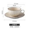 Cups Saucers Keramik Espresso für Kaffee und Tee Tassen Set süße Tassen Kaffee Sets Topf Blase Teetasse Saucer Getränkübung Küche Essbar