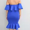 Maternity Dresses Ruffles Shoulderless Bodycon Dress Pregnant Woman Summer Maternity Robe Baby Shower Photoshoot Dresses Pregnancy Photo Session 240412