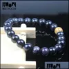 Beaded Fashion Natural Stone Bracelet Blue Sand 6 мм 8 мм 10 мм для женщин мужчина символ мужества рождественские подарки.