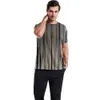 2024 Stripe verticale masculine T-shirt à manches à manches courtes à manches courtes à manches courtes Men de luxe Men de luxe à manches courtes Hip Hop Street Vêtements Top Shorts Casual Casuals DDTX154