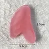 1pcs forma de coração -cera gua sha massagista massageador face acupuntura gua sha placa acupupo ponto face olho de olho na ferramenta de massagem