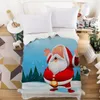 Coperte Buon Natale Babbo Natale Stampa coperta Regalo da letto 3d Cool per bambini Soperba di Hightend Hightend Set da casa