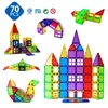 Dekompressionsleksak 70st Magnetiska byggstenar Konstruktionsset Big Size Magnetic Tiles Diy Gift Education Toys for Children 240413